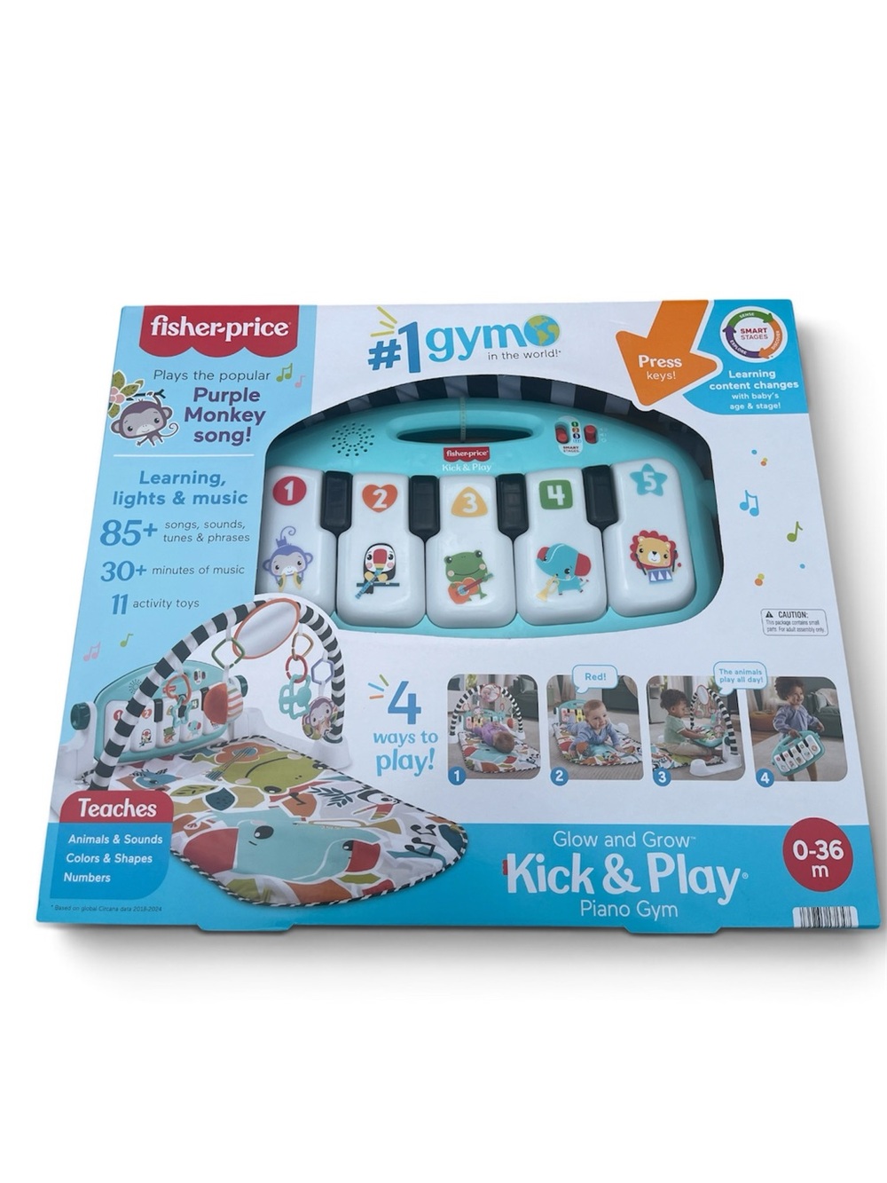 NIB Fisher-Price Kick & Play Piano Gym Deluxe HRB13 Infant Play Mat BRAND NEW